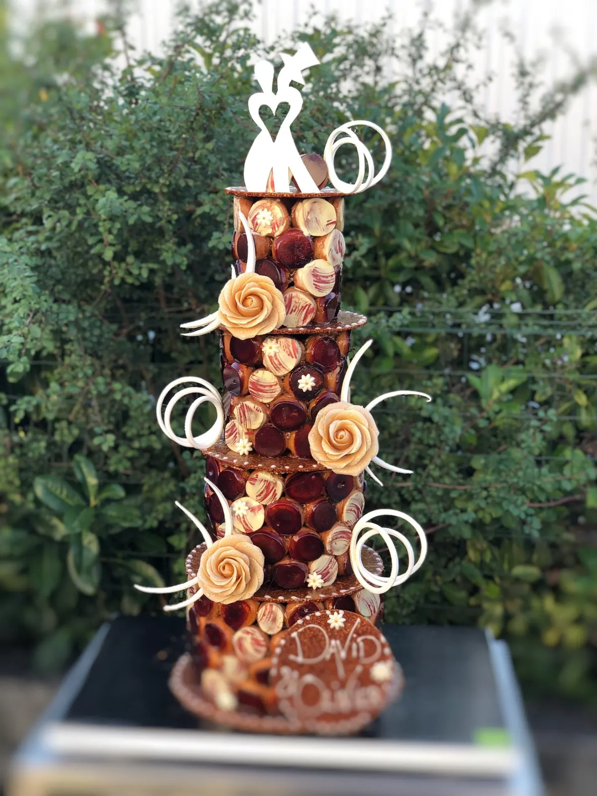 Pièce montée en chocolat